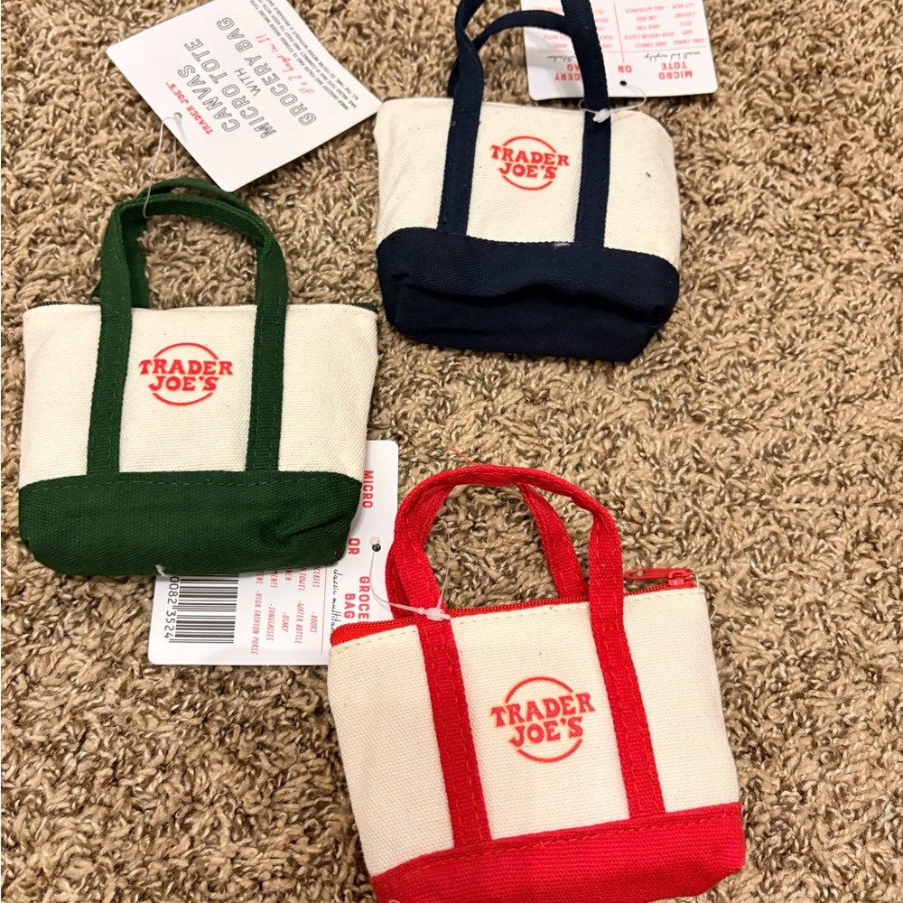 Trader Joe’s micro tote with grocery bag (set of 3)